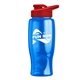 Poly - pure - 27 oz Transparent Bottle with Drink thru lid