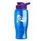 Poly - pure - 27 oz Transparent Bottle with Drink thru lid