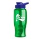 Poly - pure - 27 oz Transparent Bottle with Drink thru lid