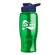 Poly - pure - 27 oz Transparent Bottle with Drink thru lid