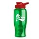 Poly - pure - 27 oz Transparent Bottle with Drink thru lid
