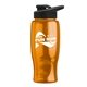 Poly - pure - 27 oz Transparent Bottle with Drink thru lid