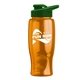 Poly - pure - 27 oz Transparent Bottle with Drink thru lid