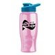 Poly - pure - 27 oz Transparent Bottle with Drink thru lid