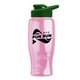 Poly - pure - 27 oz Transparent Bottle with Drink thru lid