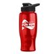 Poly - pure - 27 oz Transparent Bottle with Drink thru lid
