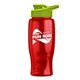 Poly - pure - 27 oz Transparent Bottle with Drink thru lid