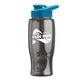 Poly - pure - 27 oz Transparent Bottle with Drink thru lid