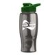 Poly - pure - 27 oz Transparent Bottle with Drink thru lid
