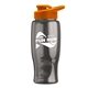 Poly - pure - 27 oz Transparent Bottle with Drink thru lid