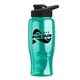 Poly - pure - 27 oz Transparent Bottle with Drink thru lid