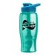 Poly - pure - 27 oz Transparent Bottle with Drink thru lid