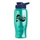 Poly - pure - 27 oz Transparent Bottle with Drink thru lid
