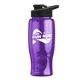 Poly - pure - 27 oz Transparent Bottle with Drink thru lid