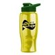 Poly - pure - 27 oz Transparent Bottle with Drink thru lid