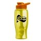 Poly - pure - 27 oz Transparent Bottle with Drink thru lid