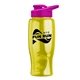 Poly - pure - 27 oz Transparent Bottle with Drink thru lid