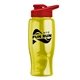 Poly - pure - 27 oz Transparent Bottle with Drink thru lid
