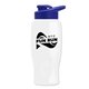 Poly - pure - 27 oz Transparent Bottle with Drink thru lid
