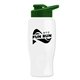 Poly - pure - 27 oz Transparent Bottle with Drink thru lid