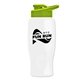 Poly - pure - 27 oz Transparent Bottle with Drink thru lid