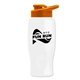 Poly - pure - 27 oz Transparent Bottle with Drink thru lid