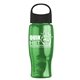 Poly - Pure - 27 oz Transparent Bottle With Oval Crest Lid