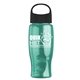 Poly - Pure - 27 oz Transparent Bottle With Oval Crest Lid