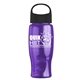 Poly - Pure - 27 oz Transparent Bottle With Oval Crest Lid