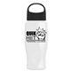 Poly - Pure - 27 oz Transparent Bottle With Oval Crest Lid