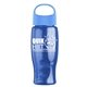 Poly - Pure - 27 oz Transparent Bottle With Oval Crest Lid