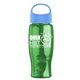 Poly - Pure - 27 oz Transparent Bottle With Oval Crest Lid