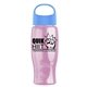 Poly - Pure - 27 oz Transparent Bottle With Oval Crest Lid