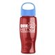 Poly - Pure - 27 oz Transparent Bottle With Oval Crest Lid