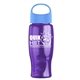 Poly - Pure - 27 oz Transparent Bottle With Oval Crest Lid