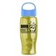 Poly - Pure - 27 oz Transparent Bottle With Oval Crest Lid