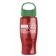 Poly - Pure - 27 oz Transparent Bottle With Oval Crest Lid