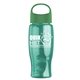 Poly - Pure - 27 oz Transparent Bottle With Oval Crest Lid