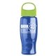 Poly - Pure - 27 oz Transparent Bottle With Oval Crest Lid