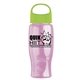 Poly - Pure - 27 oz Transparent Bottle With Oval Crest Lid