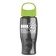 Poly - Pure - 27 oz Transparent Bottle With Oval Crest Lid