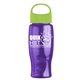 Poly - Pure - 27 oz Transparent Bottle With Oval Crest Lid