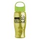 Poly - Pure - 27 oz Transparent Bottle With Oval Crest Lid