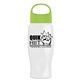 Poly - Pure - 27 oz Transparent Bottle With Oval Crest Lid