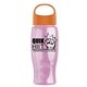 Poly - Pure - 27 oz Transparent Bottle With Oval Crest Lid
