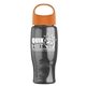 Poly - Pure - 27 oz Transparent Bottle With Oval Crest Lid