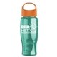 Poly - Pure - 27 oz Transparent Bottle With Oval Crest Lid