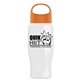 Poly - Pure - 27 oz Transparent Bottle With Oval Crest Lid