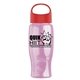 Poly - Pure - 27 oz Transparent Bottle With Oval Crest Lid