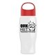 Poly - Pure - 27 oz Transparent Bottle With Oval Crest Lid